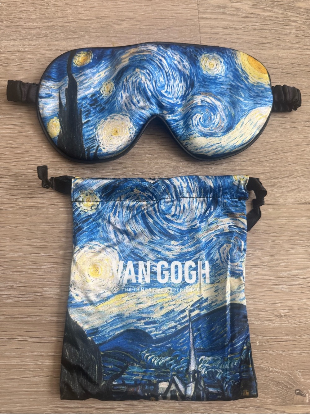Van Gogh Starry Night Silk Sleeping Mask